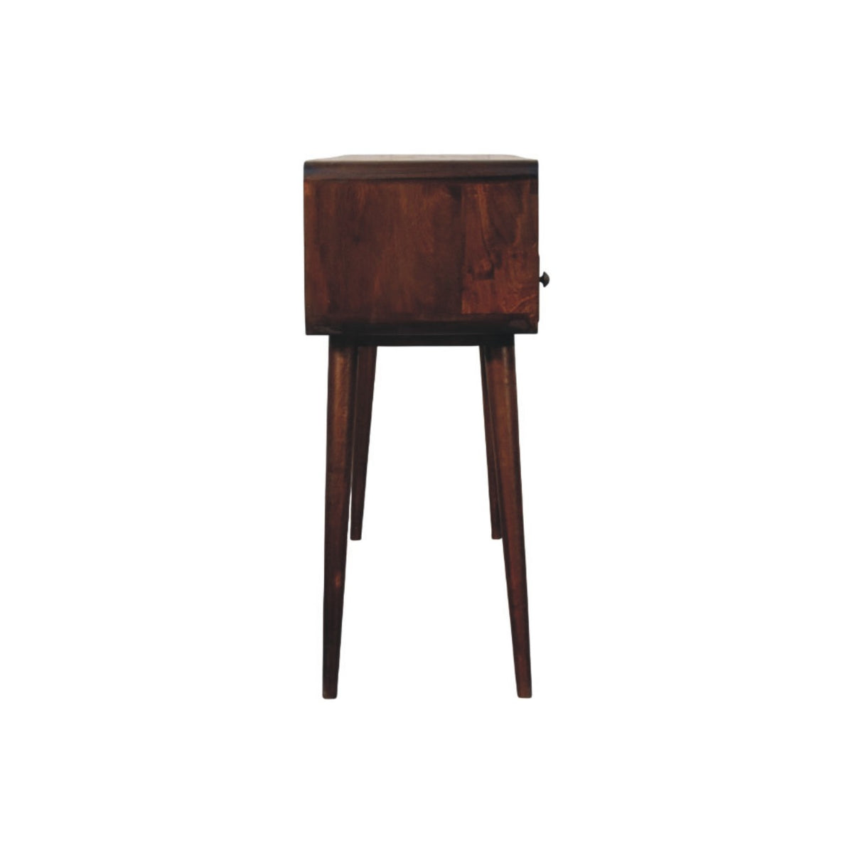 Nashville Walnut 3-Drawer Console Table
