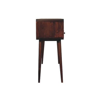 Nashville Walnut 3-Drawer Console Table