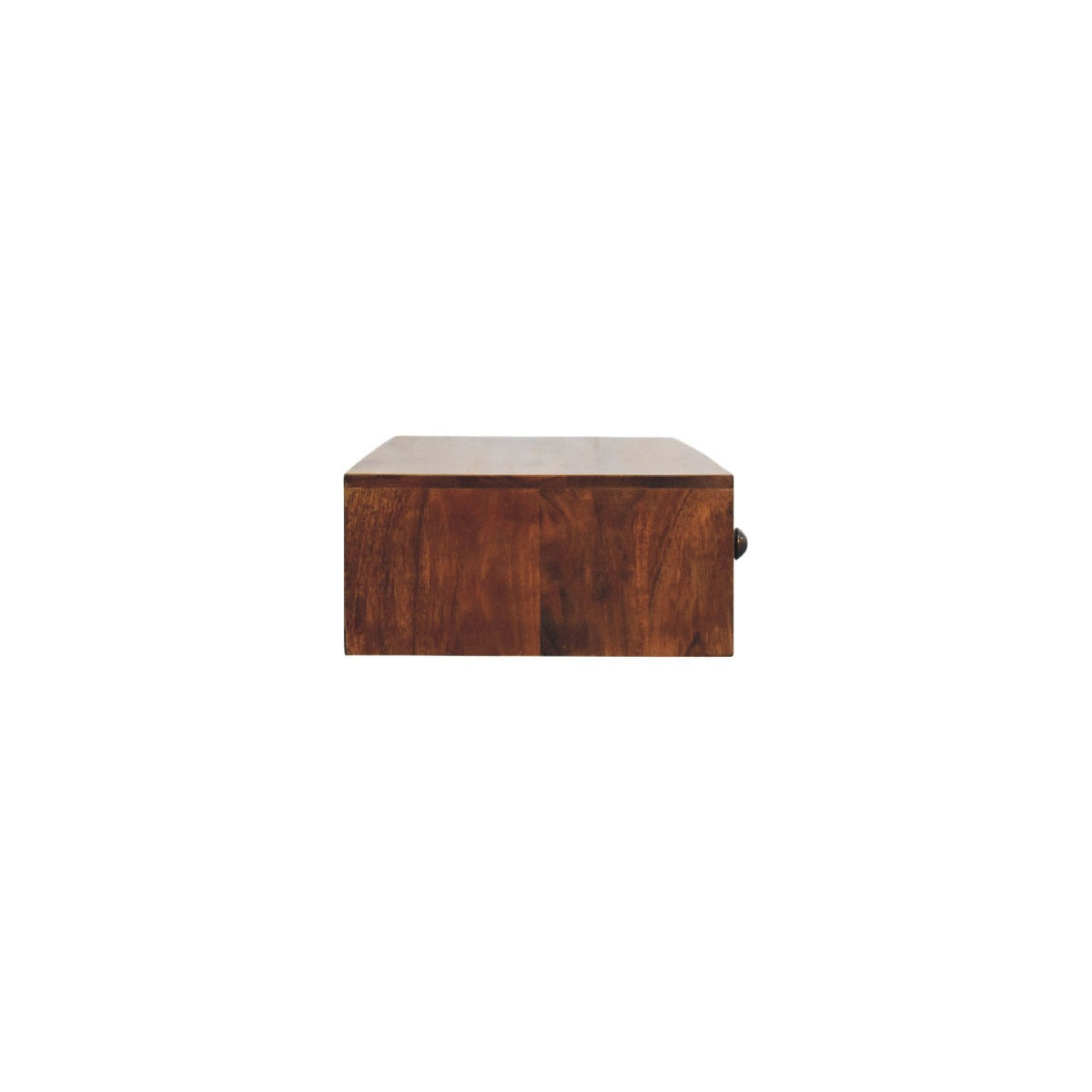 Roasted Almond Slim 2 Drawer Console Table