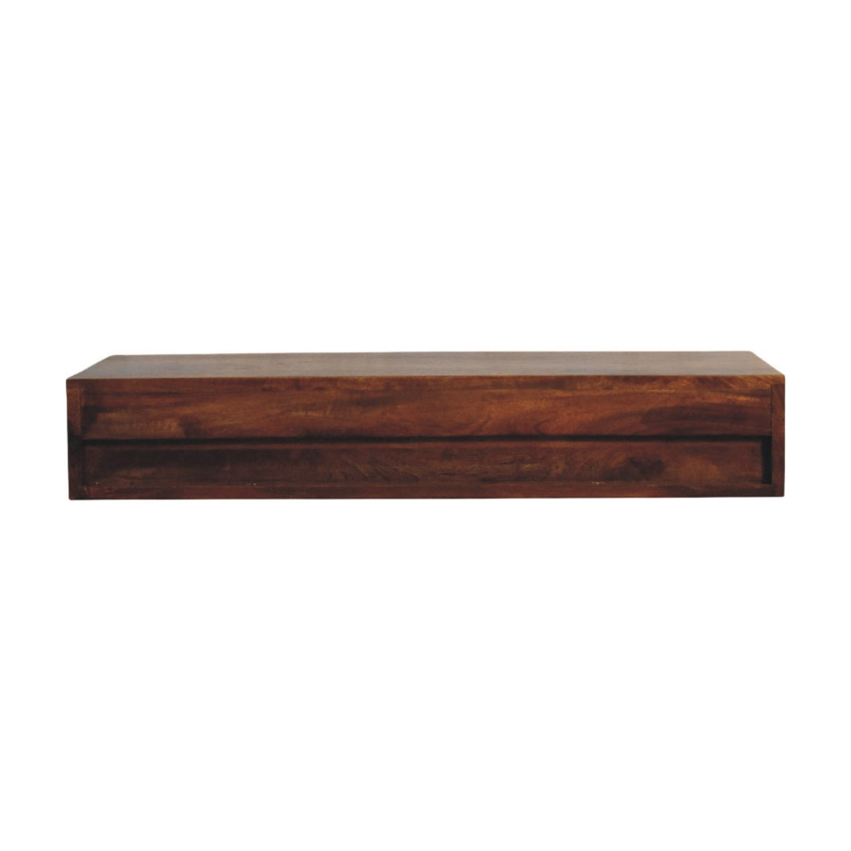Roasted Almond Slim 2 Drawer Console Table