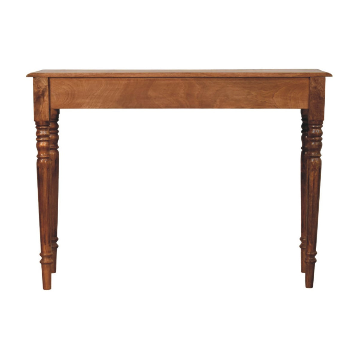 Carmel 3 Drawer Turned Leg Wood Console