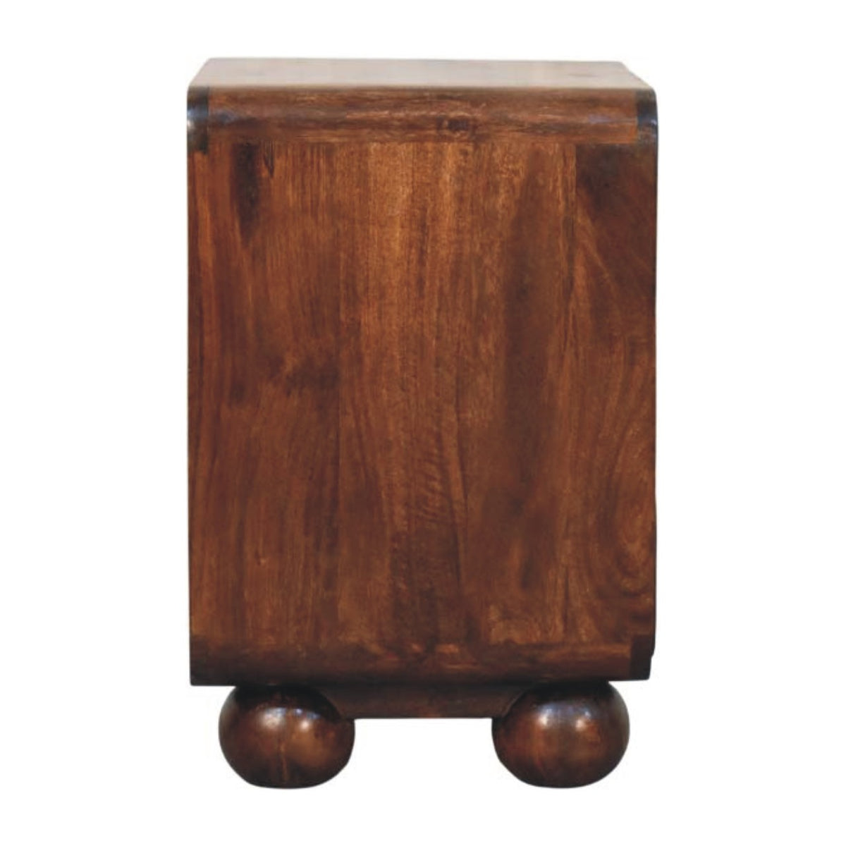 Malibu Rattan Walnut 2 Drawer Nightstand