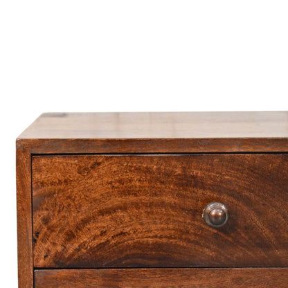 Montecito Walnut 2 Drawer Nightstand