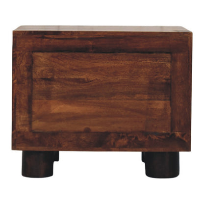 Montecito Walnut 2 Drawer Nightstand