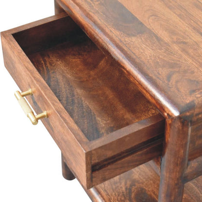 Montecito Walnut Open Nightstand