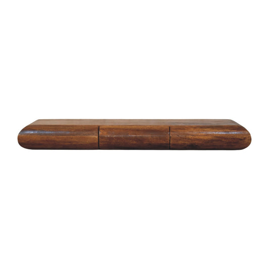 Marin Chestnut Linear Wood Console Table