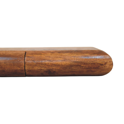 Marin Chestnut Linear Wood Console Table