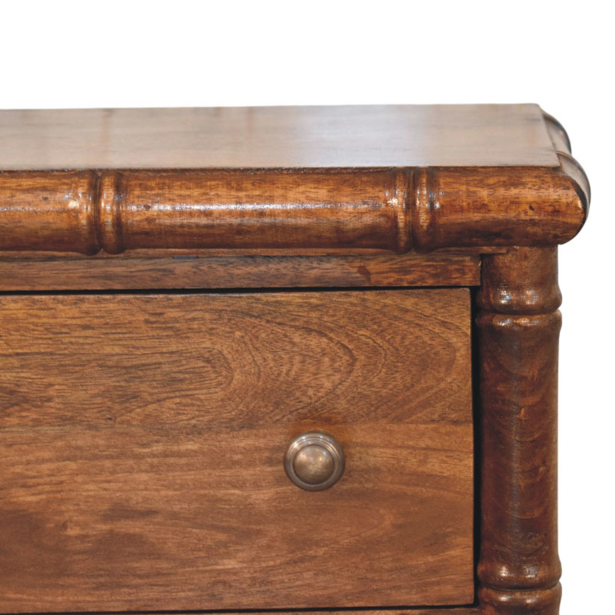 Key West Bamboo 3 Drawer Chestnut Chest