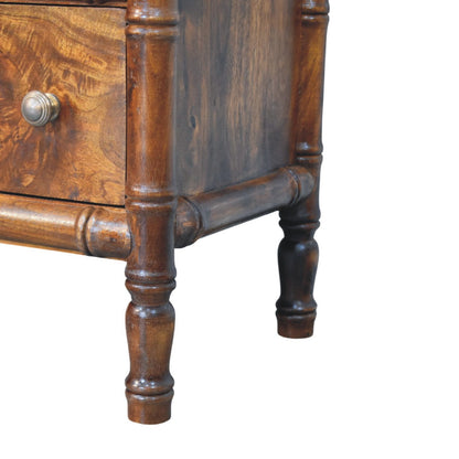 Key West Bamboo 3 Drawer Chestnut Chest