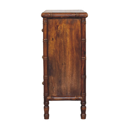 Key West Bamboo 3 Drawer Chestnut Chest