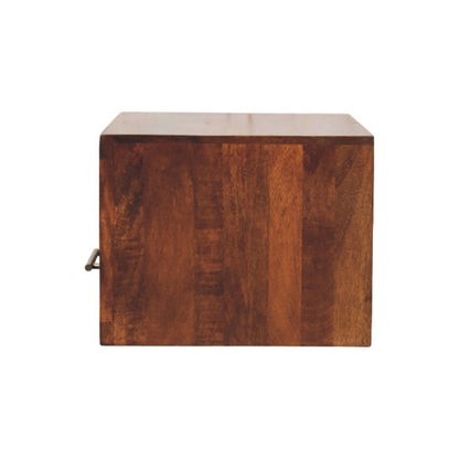 Santa Fe Carved Chestnut 1 Drawer Nightstand