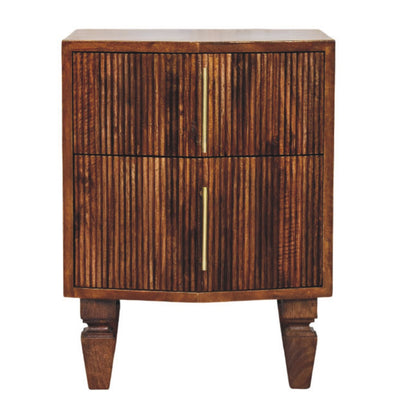 Highland Chestnut 2-Drawer Nightstand