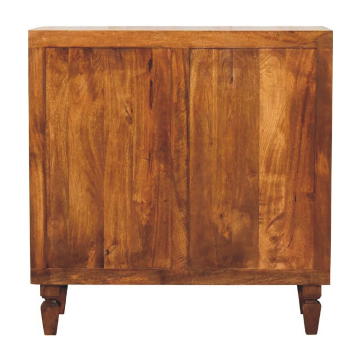Santa Fe Carved Chestnut Wood Accent Cabinet