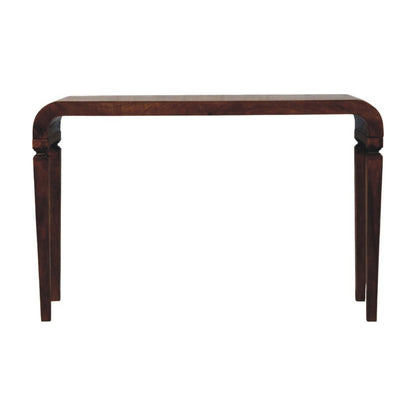 Boston Curved Solid Wood Console Table