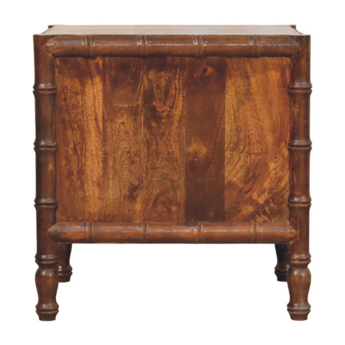 Key West Bamboo 2 Drawer Chestnut Nightstand