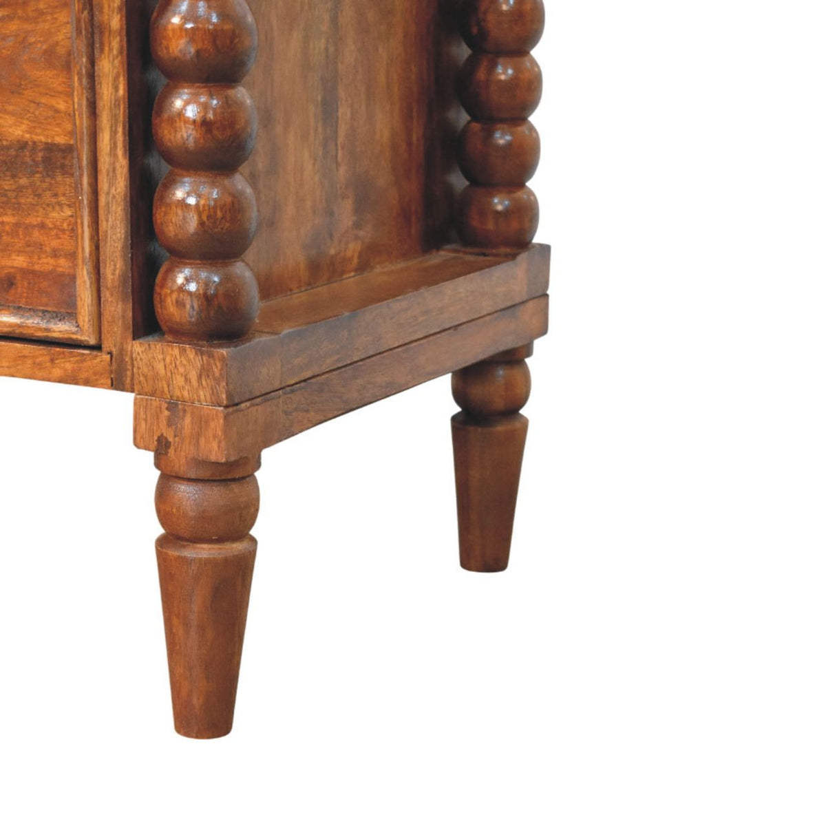 Savannah Spindle Chestnut 2 Drawer Nightstand