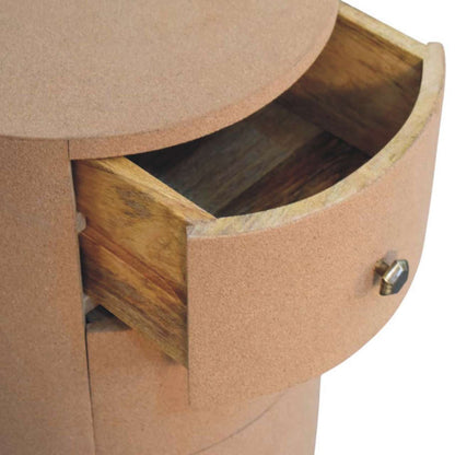 Artisan Cork Timber 3 Drawer Nightstand