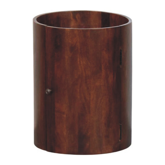 Winewood Cylindrical 1 Door Nightstand