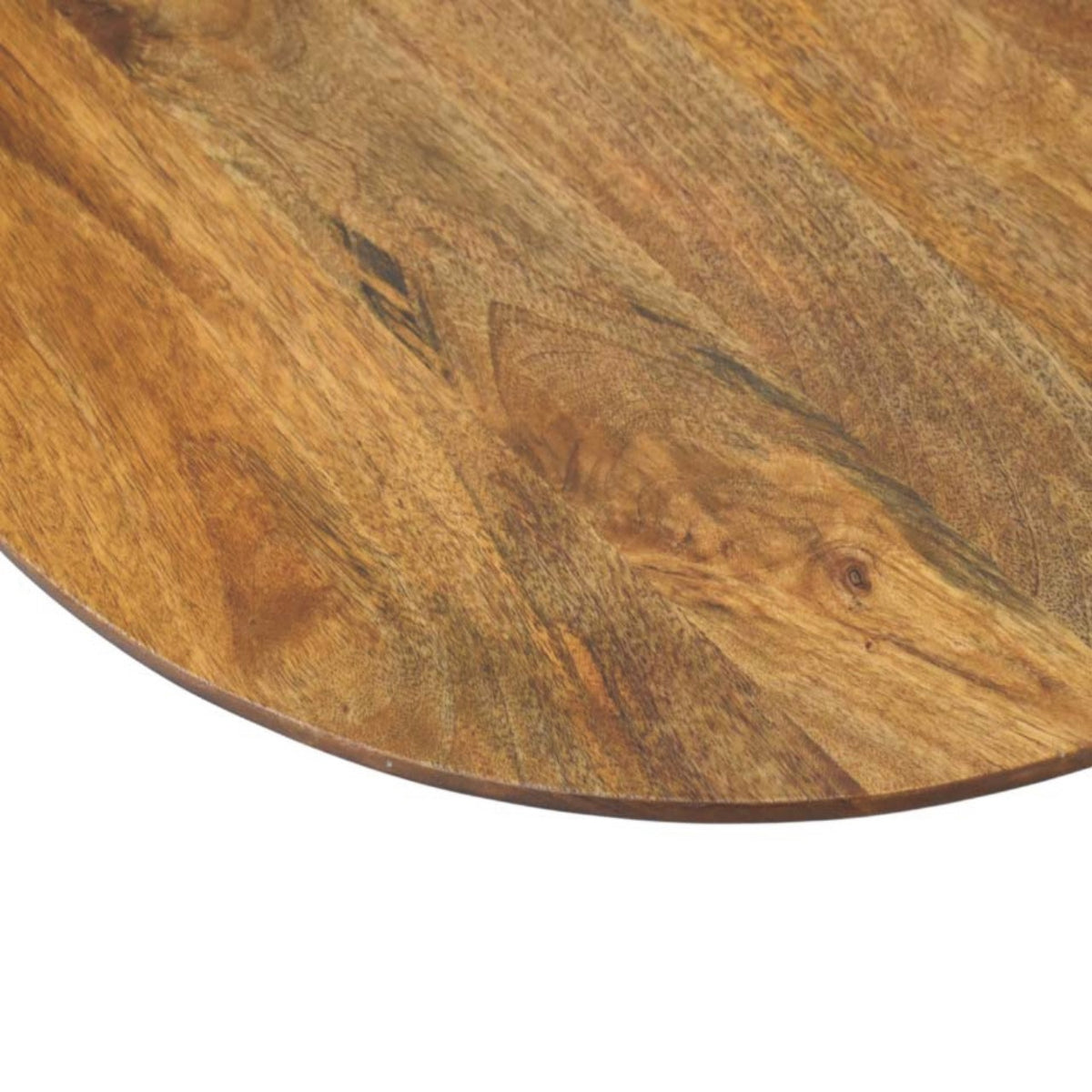 Taos Amber Oak Round Fluted Coffee Table