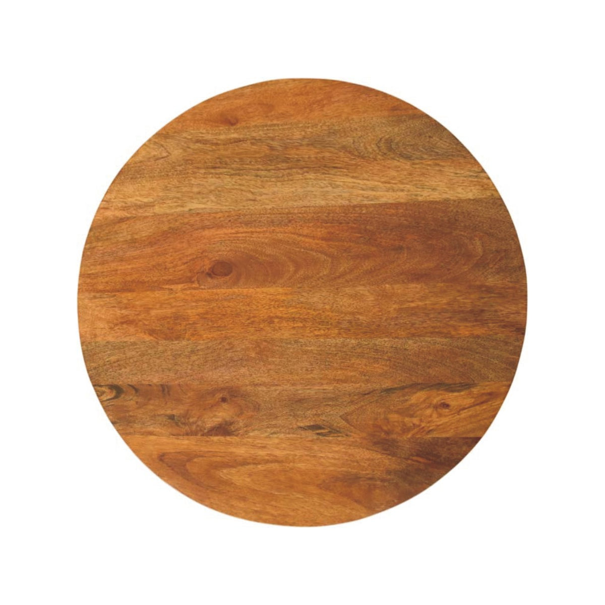 Taos Amber Oak Round Fluted Coffee Table