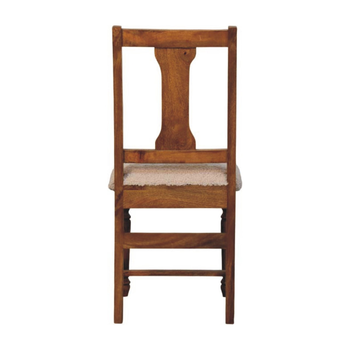 Bouclé Montauk Turned Leg Dining Chair