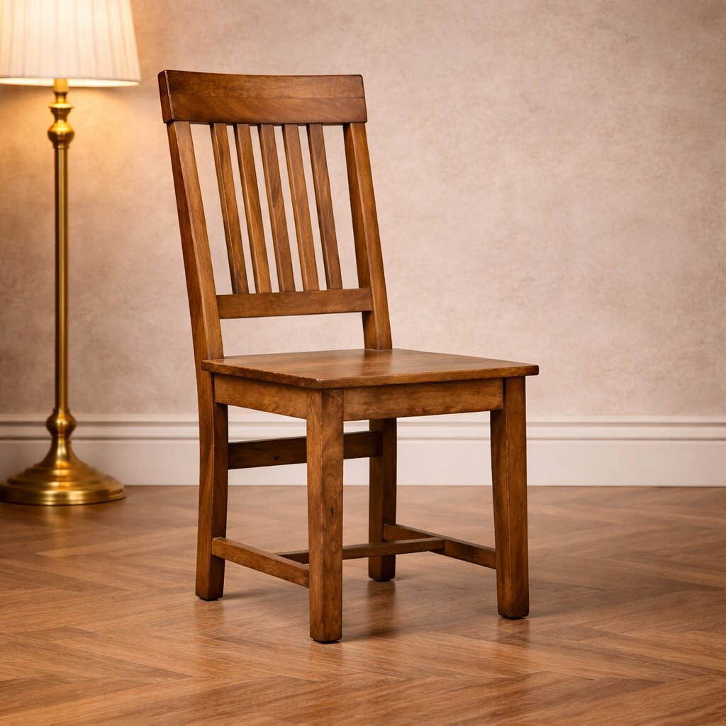 Palm Springs Amber Slatted Back Dining Chair