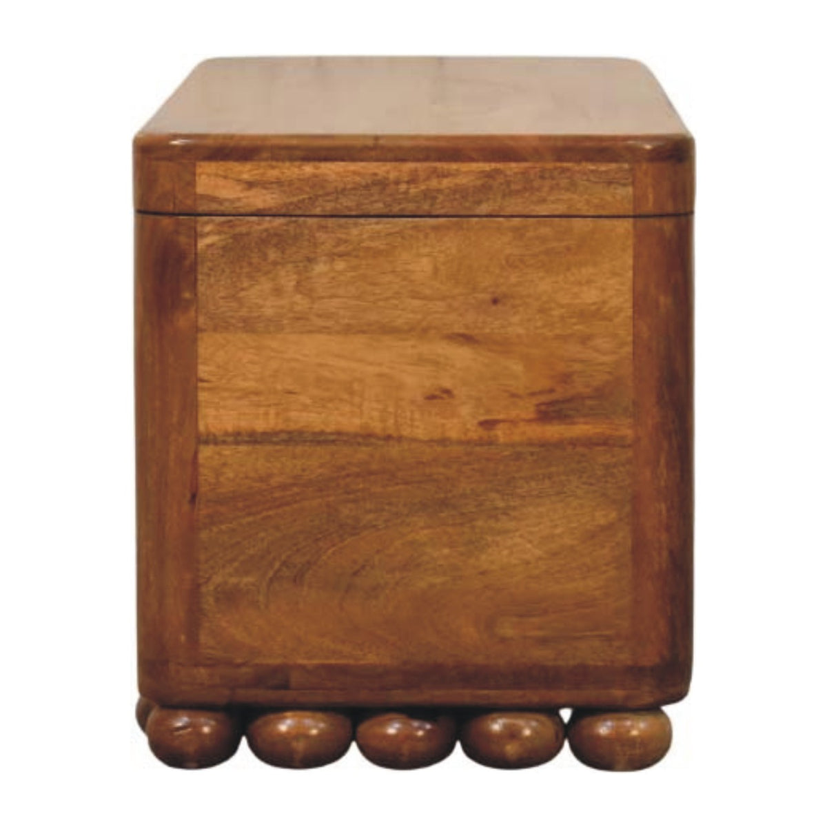 Austin Amber Oak Storage Trunk Bench Lift Lid