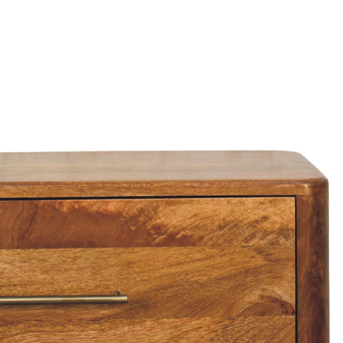 Austin Amber Oak 3 Drawer Ball Feet Chest