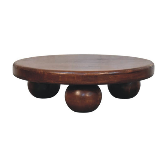 Orbison Winewood Oak Round Ball Coffee Table