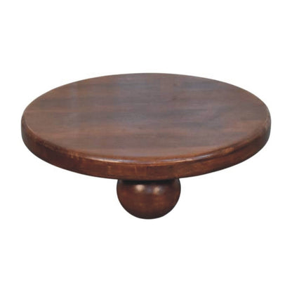 Orbison Winewood Oak Round Ball Coffee Table