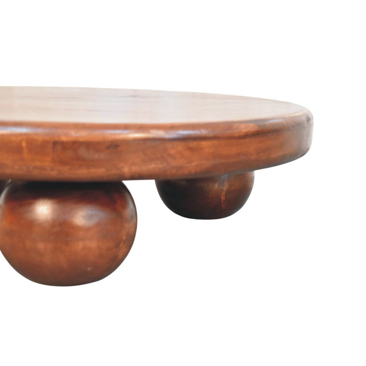Orbison Winewood Oak Round Ball Coffee Table