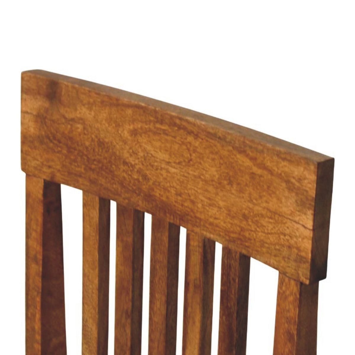Sutton Buffalo Leather Slatted Dining Chair