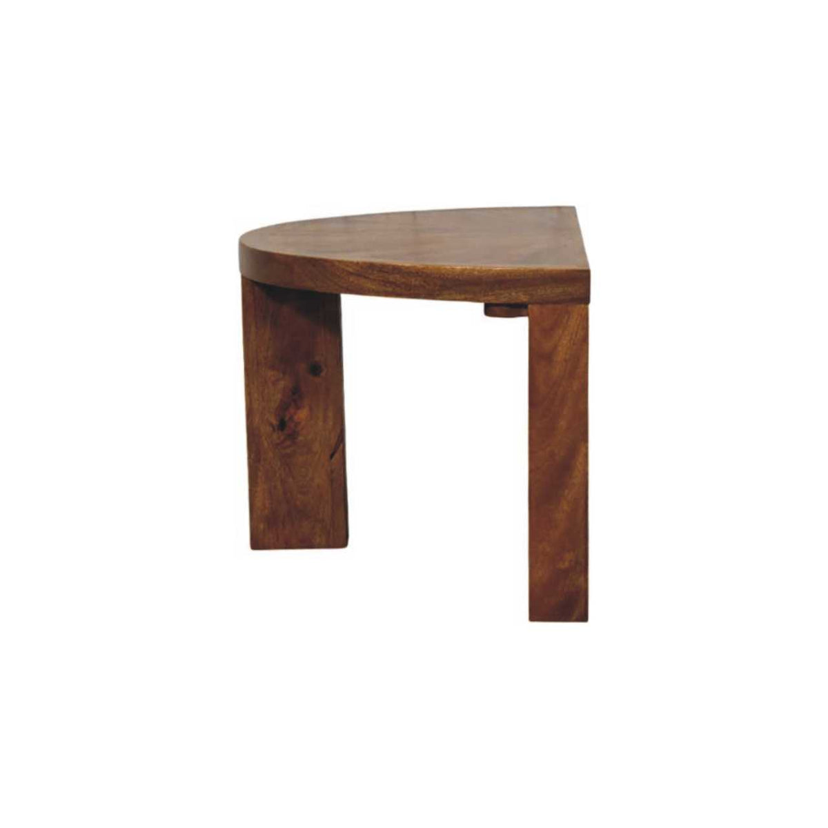 Taos Amber Oak Half Moon Coffee Table