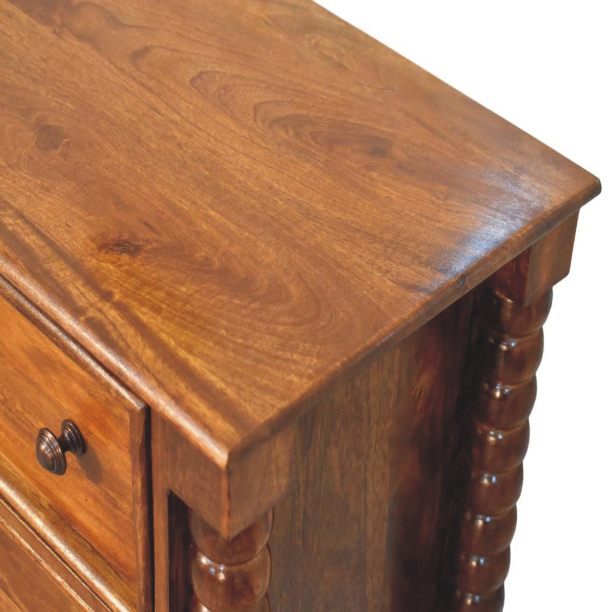 Savannah Spindle Chestnut 3 Drawer Dresser