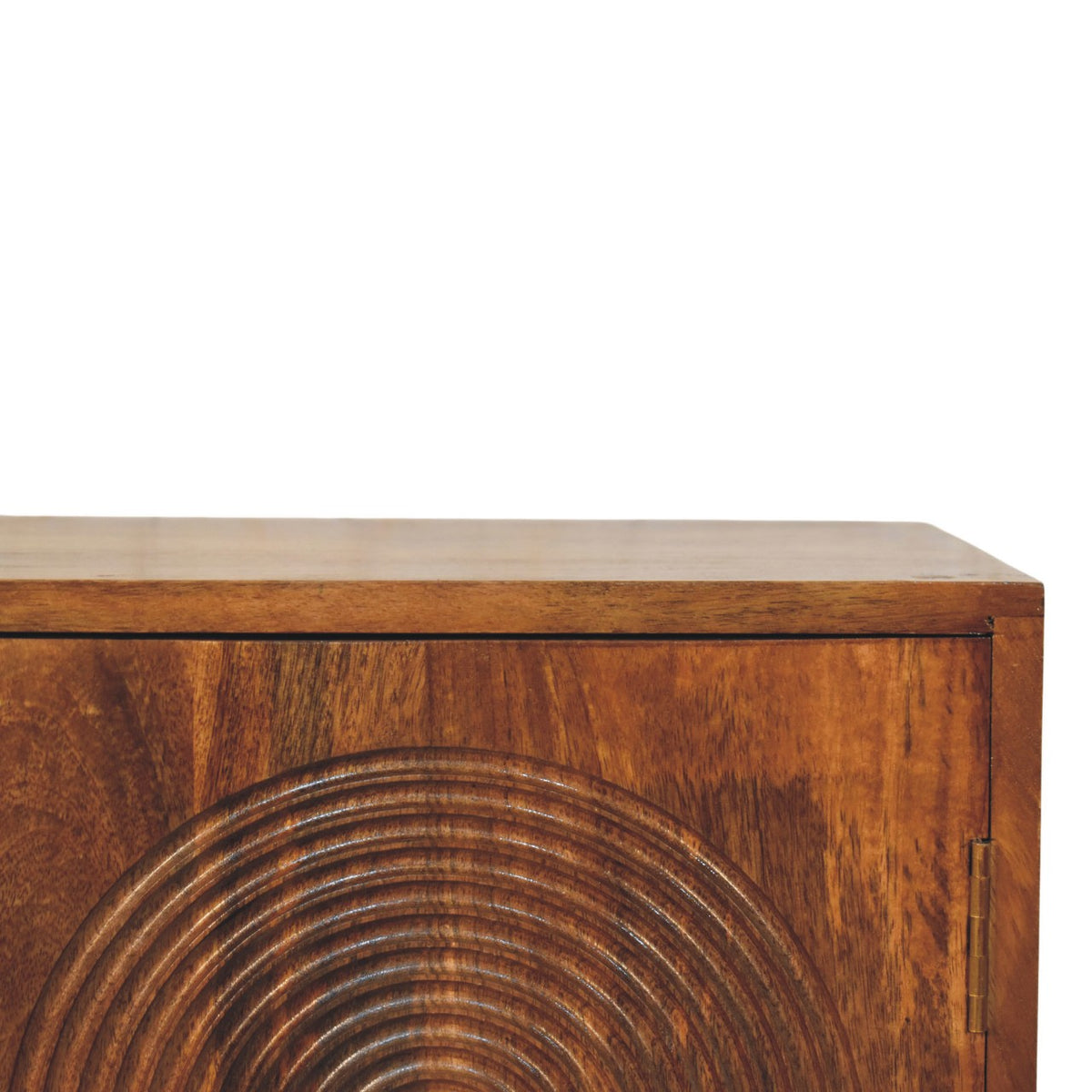 Arco Groove Solid Wood Cabinet with Double Doors