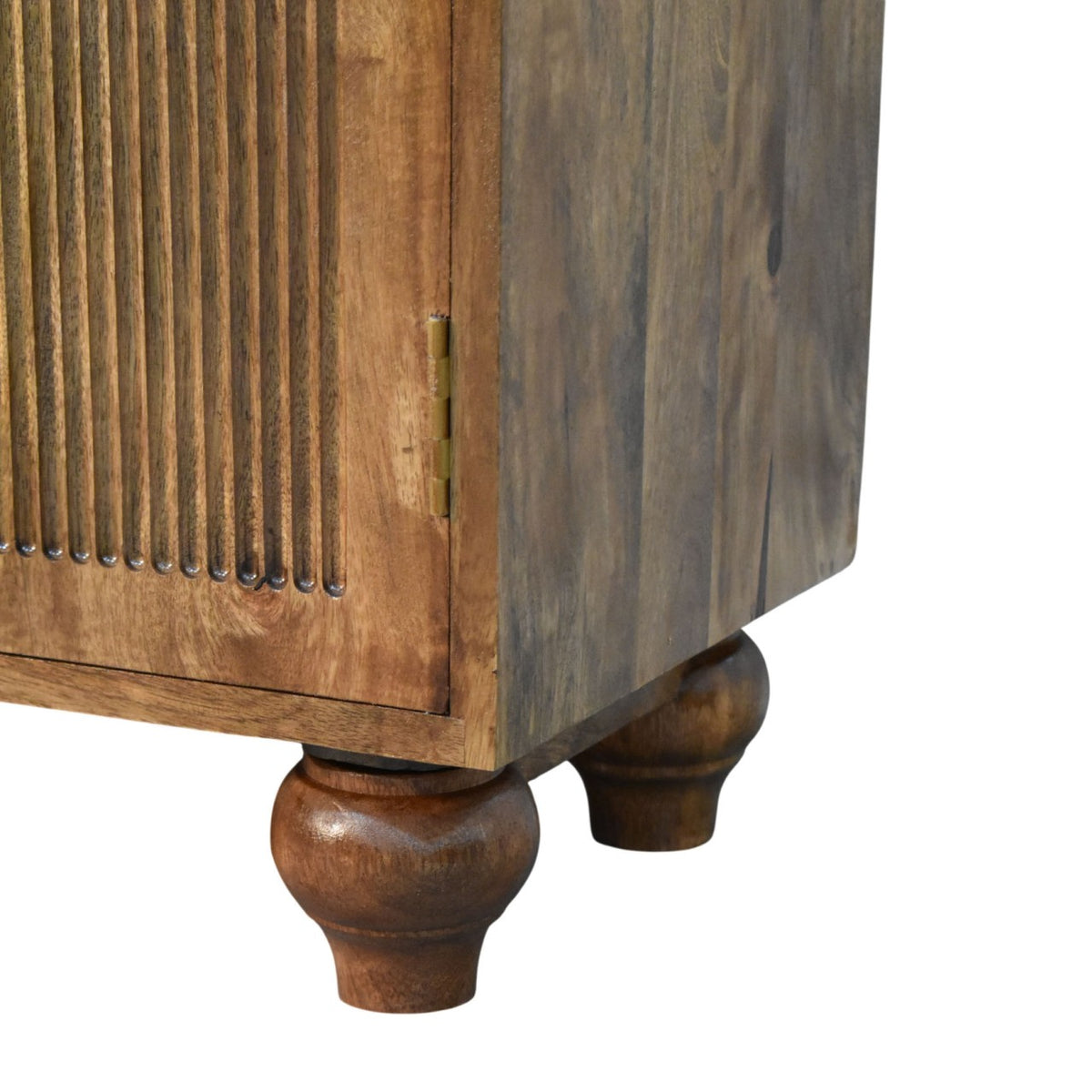 Arco Groove Solid Wood Cabinet with Double Doors