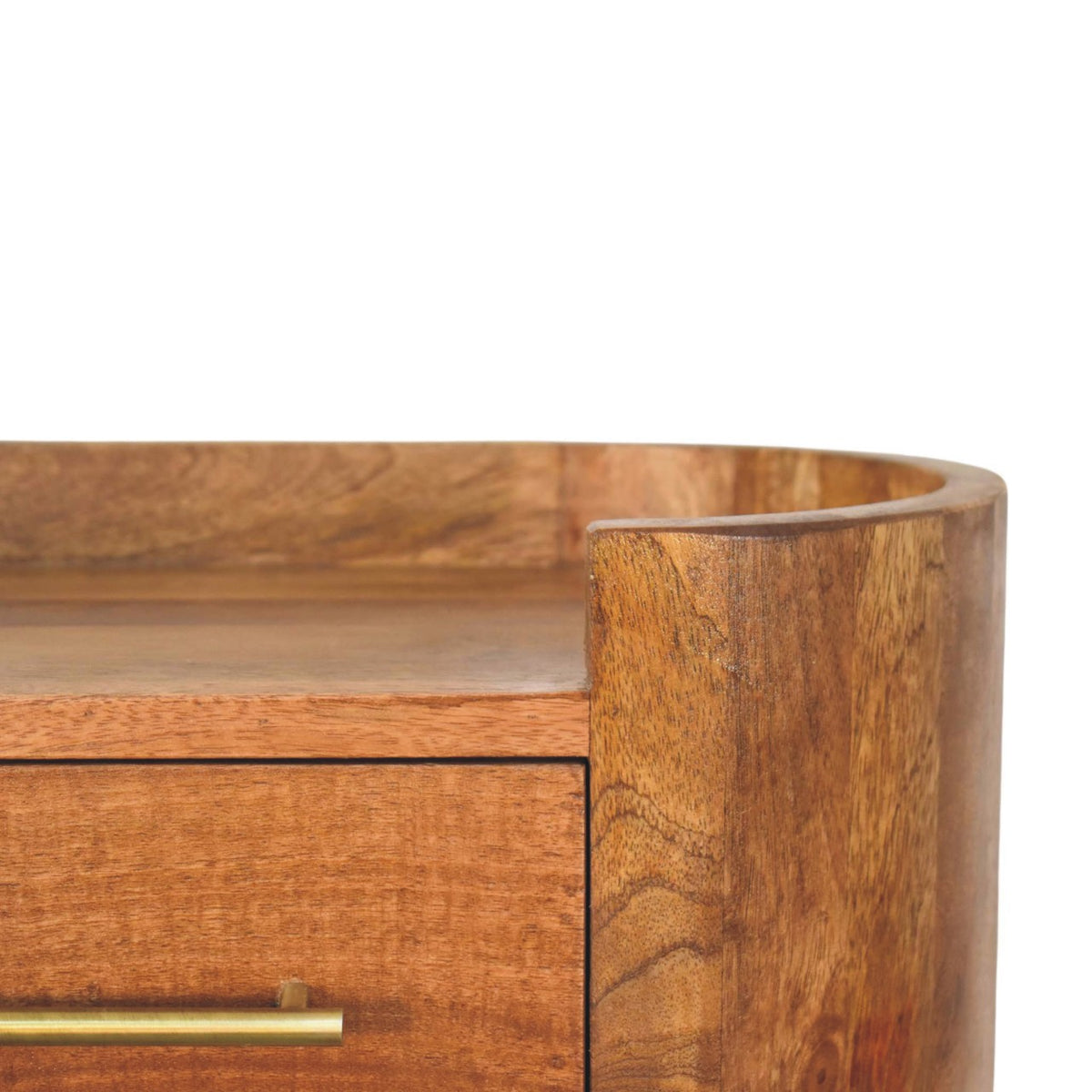 Sonora Teak Wood Floating 1 Drawer Nightstand