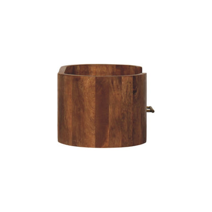 Sonora Teak Wood Floating 1 Drawer Nightstand