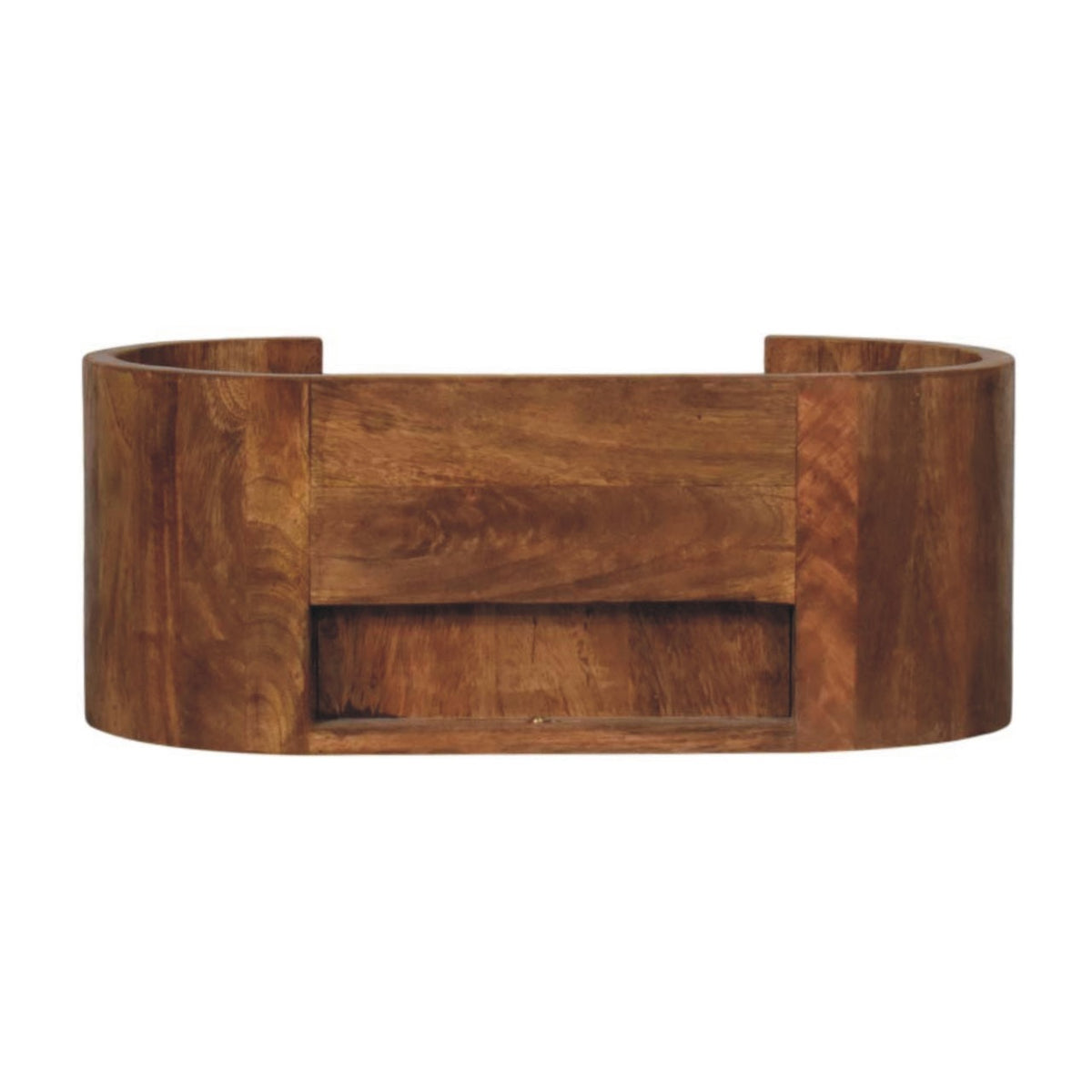Sonora Teak Wood Floating 1 Drawer Nightstand