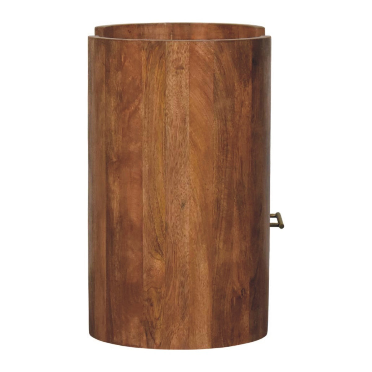 Sonora Teak Wood 1 Drawer Shelf Nightstand