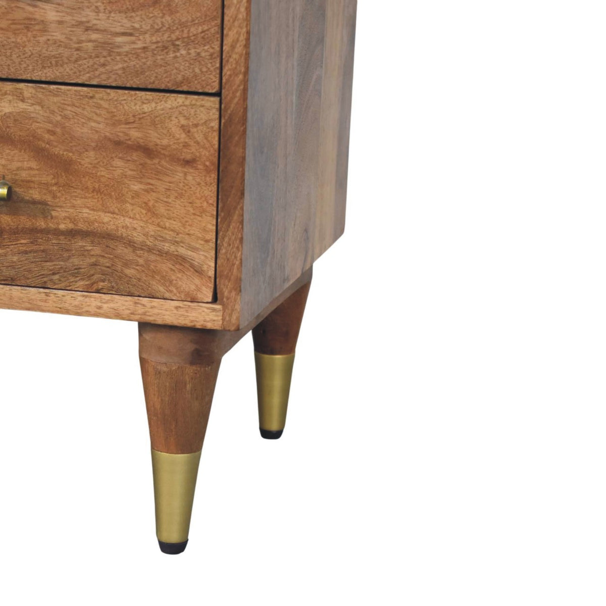 Bellevue Golden Teak Open Frame Nightstand