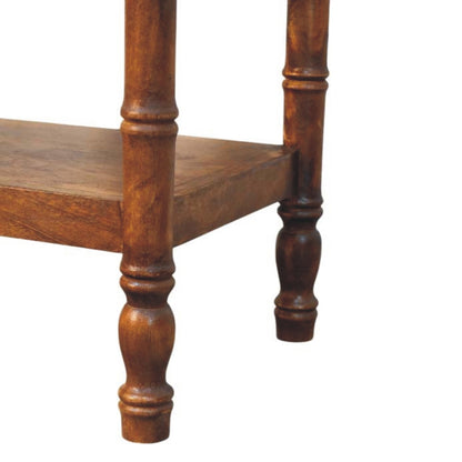 Key West Bamboo Nightstand with Shelf