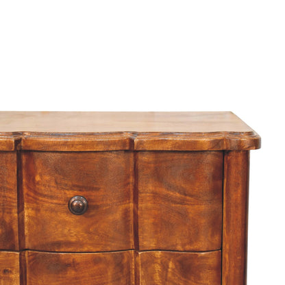Stinson Chestnut 3 Drawer Nightstand