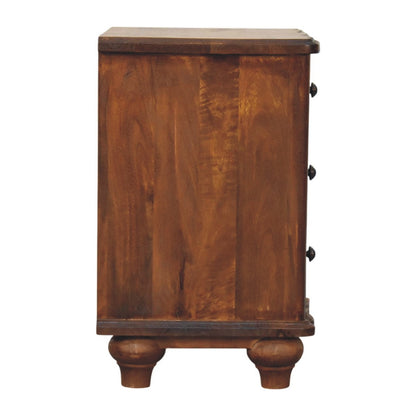 Stinson Chestnut 3 Drawer Nightstand