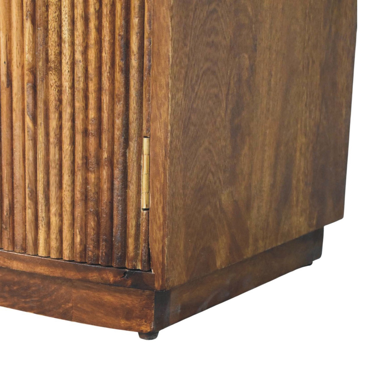 Highland Fluted Chestnut 1 Drawer Nightstand