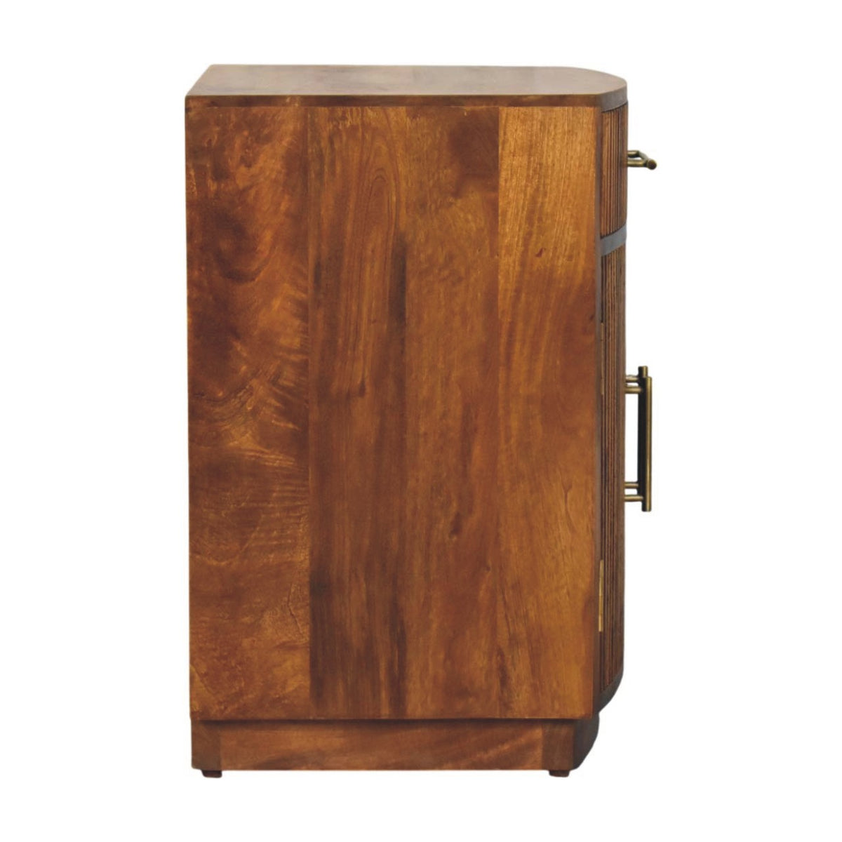 Highland Fluted Chestnut 1 Drawer Nightstand