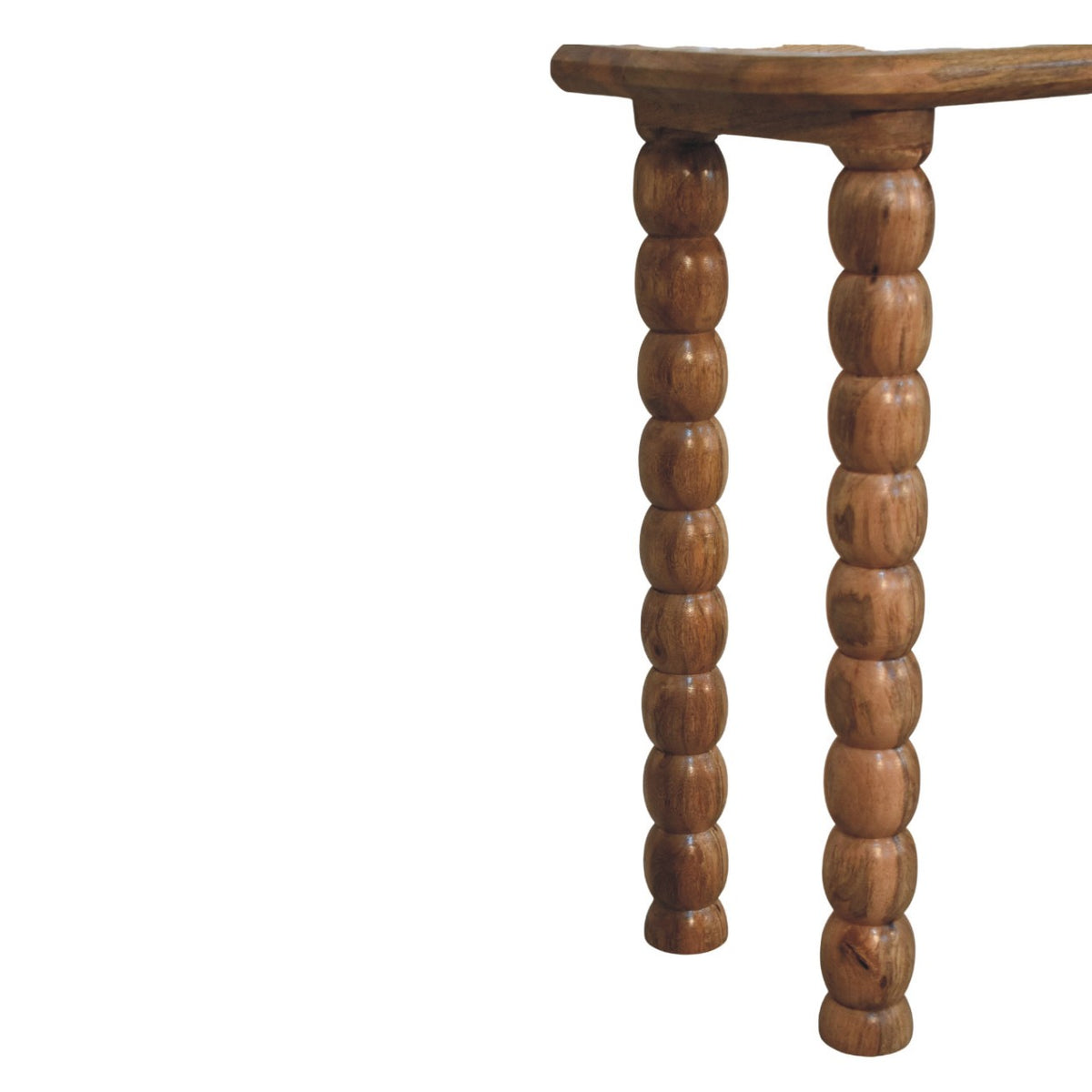 Savannah Spindle Rattan Inlay Console Table