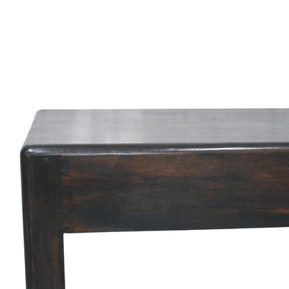 Mocha Solid Timber Low Block Coffee Table