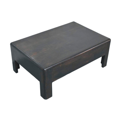 Mocha Solid Timber Low Block Coffee Table