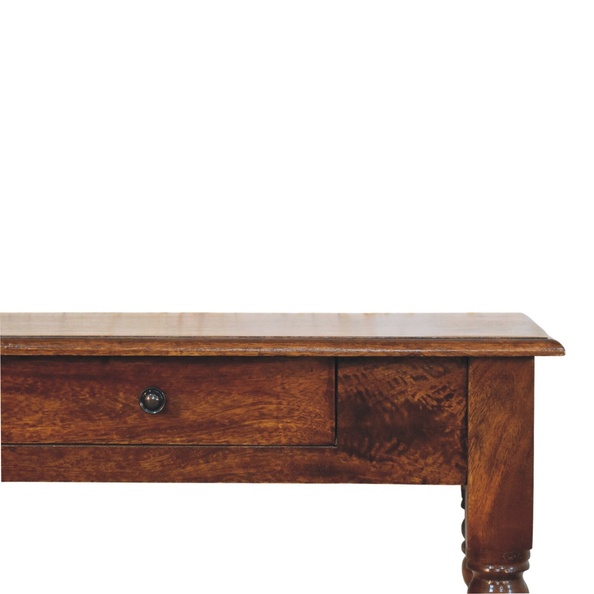 Charleston Turned-Leg 2 Drawer Console Table